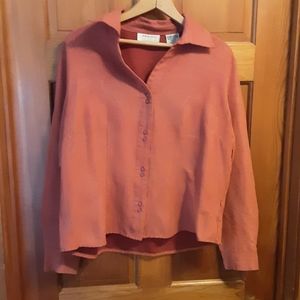 Suede salmon jacket by Lemon Grass